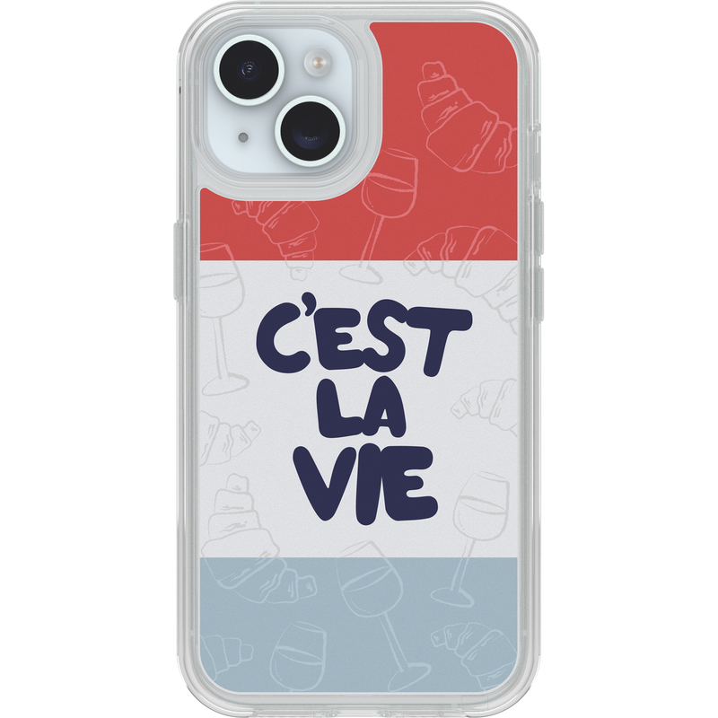 product image 1 - iPhone 15, iPhone 14 und iPhone 13 Hülle Symmetry Series Clear Paris Collection